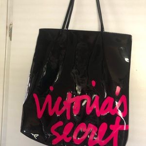 Victoria’s Secret Black Patent Tote